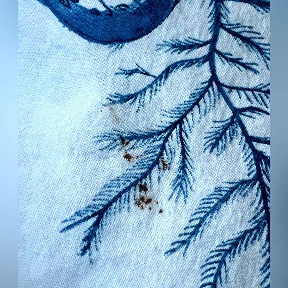 Nautical Shower Curtain. Blue and White - Picture 4 of 5